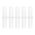 5 Pcs Plastic Hose Barb Fitting 15/64" Stright Barb Hose Connector Clear PP - size: 15/64"