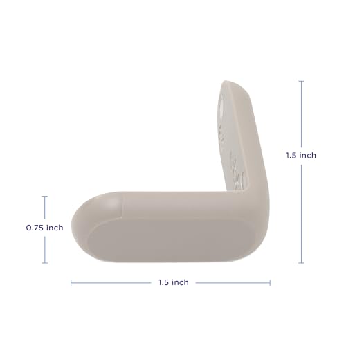 Ubbi Corner Protectors, Furniture Corner Guards for Baby and Toddlers, Baby Proof Covers, Baby Safety, Taupe, 16 Piece Set - size: One Size, style: Taupe Corner Protectors