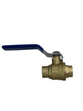 XFITTING 1/2 in Sweat Ball Valve, 600 WOG, Water, Oil and Gas, 10 Pieces - size: 1/2" Sweat
