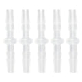 1/8" Barbed Hose Connector, 5-Pack Plastic Barb Fitting Adapter for Air, Water, Fuel Lines - Universal Tubing Mender for Aquarium, Water Pump, Irrigation Systems (1/8) - size: 1/8