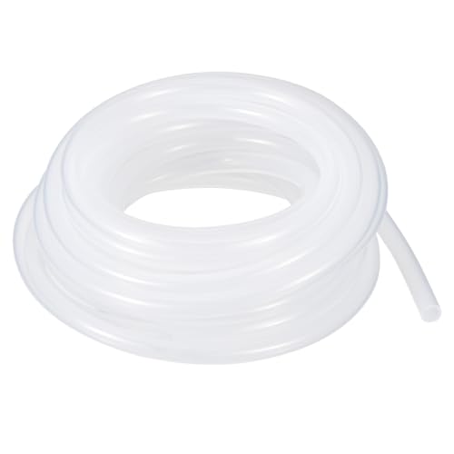 METALLIXITY Silicon Tubing(5/16" ID x 1/2" OD x 3.3Ft), Pure Silicone Hoses High Temp - for Printer, Hot Water Dispenser, Engine, Brewing, Fish Tank Air Pump, Pump Transfer, Clear - size: 3.3 Feet, style: 5/16" IDx1/2" OD