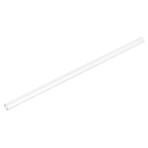 uxcell Rigid Round Clear Tubing 7mm(1/4") ID x 10mm(3/8") OD x 0.8Ft(250mm) Length Plastic Tube - size: 7mm x 10mm x 250mm