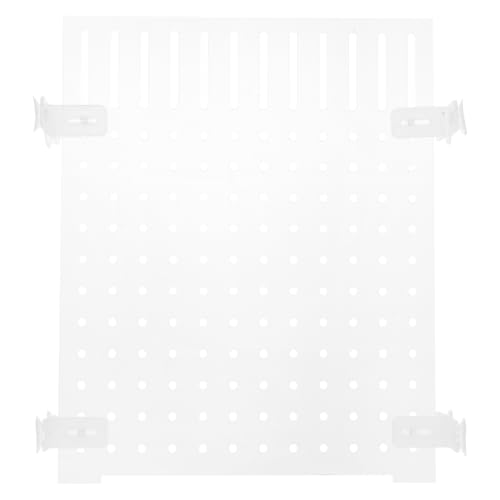 Aquarium Fish Tank Divider 11.81X9.84 Inch Clear Acrylic Isolation Board Transparent Tank Separator for 10-20 Gallon Aquariums Breeding and Separation