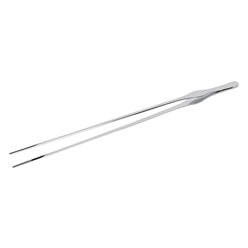 Aquarium Tweezers, Reptile Feeding Tweezers Easy To Clean Stainless Steel for Aquarium Plant (Straight Tweezers)