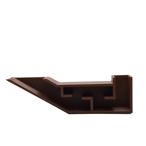 Aquarium Shrimp Party Tunnel, Includes Exquisite VIP Room and Two Entrances, Tunnel Cave for Shrimplets to Rest and Hide, Decor Hideaway Tunnel Made from Canada (Brown)