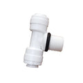 Malida OST-6044 Male Thread Tee Water Filter Tubing Fittings, Push to Connect 1/4" OD Tube x 1/4" NPT x 1/4" OD Tube,5pcs. - size: 1/4"OD Tube x 1/4"NPT x 1/4"OD Tube