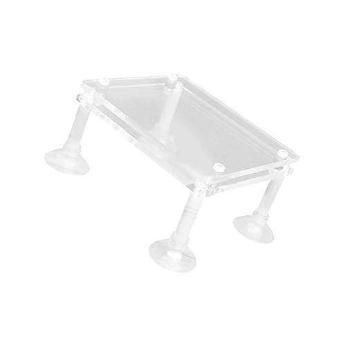 Aquarium Submersible Pump Support Stand Double Shockproof Holder for Fish Tanks Water Pump Rack Noise Reduction and Stability Features - size: 12X10X3.5CM