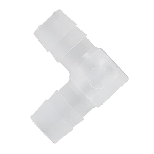 10Pcs Elbow Hose Barb Plastic Fitting 90 Degree Equal Barbed Joint Adapter L Shape - Wide Range of Use (10mm) - size: 10mm