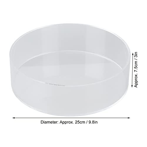 Observe Lens Transparent Acrylic Fish Tank Cylinder Magnifier, Aquarium Viewing Tool with Clear Optics for Underwater Observation and Photography, Safe for