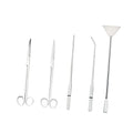 Stainless Steel Aquatic Plant Tools Tweezers Scissors Spatula for Aquarium Aquascaping Fish Tank Care Resistant Ergonomic Design for Easy