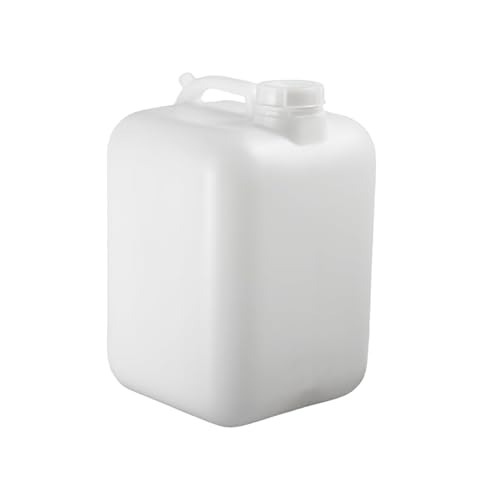 FastRack 6 Gallon Hedpak Water Container with Screw Cap | Single BPA-Free Food-Grade HDPE Jug | Leak-Resistant | White | For Brewing, Fermentation & Water Storage - size: 1 Pack - 6 Gallon