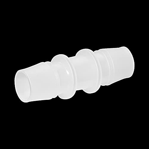 Feelers 1/2" x 1/2" Plastic Hose Barb Fitting 15 Pack, Equal Barbed Splicer Connector, Straight Union Adapter for Aquarium, Air Line, Fuel Line, Liquid Transfer - size: 1/2 inch, style: 15pcs-Straight