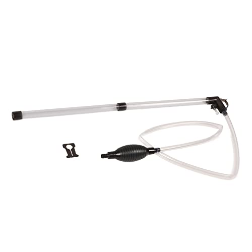 Manual Aquarium Water Changer, Fish Tank Siphon Gravel Vacuum Cleaner for Freshwater Saltwater Tanks, Gravity - Powered Water Changing and Sand Cleaning Kit with PVC Hose and