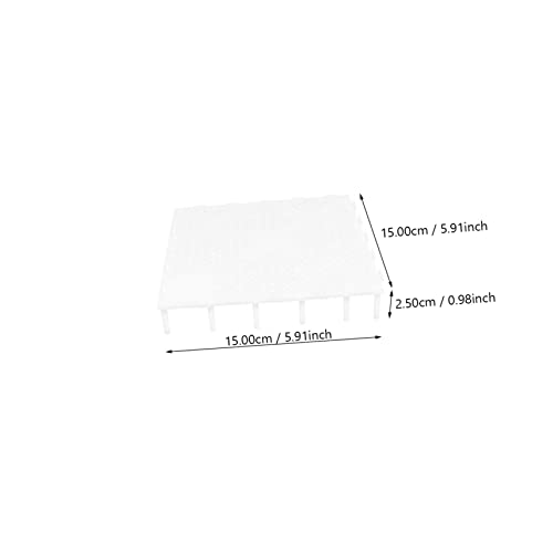 VANZACK 10pcs Aquarium Divider Filtering Plates for Fish Tank for Enhanced Water Permeability Bottom Sand Separator for Breeding Fish