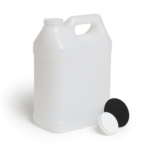 FastRack 2.5 Gallon Water Jug (Pack of 1) w/ 1 Black Rubber Cap Gripper | Reusable Plastic Jug with lid for Liquids | Heavy-Duty Water Container for Storage, Camping | BPA-Free Gallon Jugs with Lids - size: 1 Pack