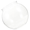 TOYANDONA Transparent Plastic Fish Tank Round Drop Goldfish Bowl with Opening for Easy Cleaning Desktop Globe Container for Home Decor and Aquatic Plants