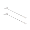 Utoolmart Substrate Spatula Stainless Steel Aquarium Fish Tank Aquatic Plants Tool 2 pcs - size: 2pcs