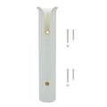 Wall Mounted Fishing Rod Holders Tubes Links Fishing Rod Holder Rack Rests (1-Pole-White) - color: 1-pole-white