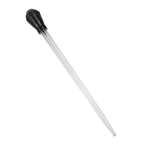 18.7in Long Turkey Baster for Aquarium, 50ml Long Pipette for Fish Tank Coral Food Feeder Syringe Aquarium Water Changer Siphon for Marine Fish Reef Aquatic Plant Spider, Black - color: Black, size: Long Syringe
