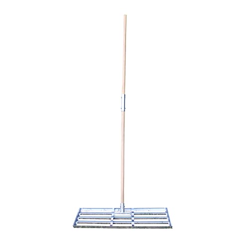 Standard Golf Levelawn Pro – 30" Lawn Leveling Rake with 72" Handle | Effortlessly Level Golf Courses, Lawns, & Gardens | Easy Assembly, Stainless Steel Tray | Perfect for Landscape Professionals - style: 30"