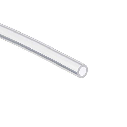 uxcell Silicone Tubing 1/8"(3mm) ID x 3/16"(5mm) OD 6.6ft(2m) Silicone Rubber Tube Air Hose Pipe for Pump Transfer Clear - size: 3mm x 5mm