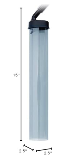 Fluval EasyVac Aquarium Gravel Cleaner Vacuum for Fish Tanks – Quick Start Siphon Water Changer with Non-Kink Hose, Bucket Clip & Gravel Guard for Small, Medium & Large Aquariums - Medium - size: Medium