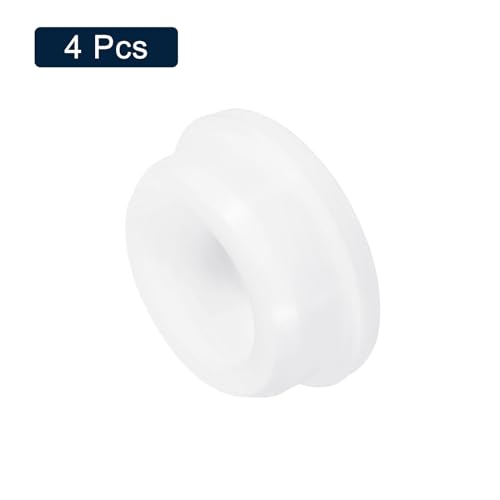 uxcell 4Pcs White Plug Holes, Waterproof Rubber Button Plug for 33.5mm / 1.32" Hole - size: 33.5mm