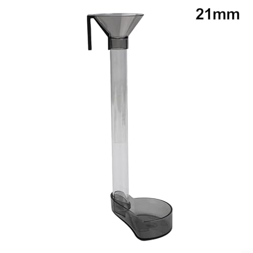 PC Shrimp Feeder Set, Adjustable Aquarium Fish Feeding Tube Kit with Ring and Brush, for Tanks up to 15mm, Includes Measuring Spoon, Transparent