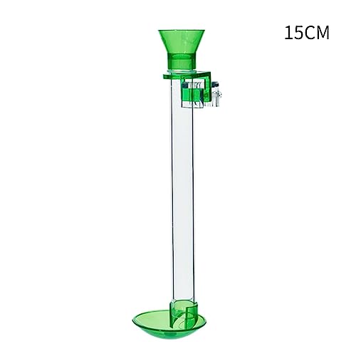 Acrylic Shrimp Feeder Tube Feeding Dish Deep Bowl for Aquarium Shrimp Fish Clip to Fish Tanks Multiple Size Acrylic Shrimp Feeder Feeding Tube and Dish Tray Bowl Set