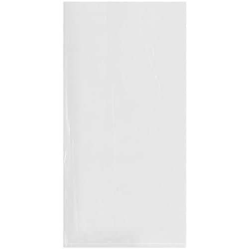 Plymor 7" x 14" (Pack of 200), 1.25 Mil Flat Open Clear Plastic Poly Bags - size: 7" x 14" (200 Count)