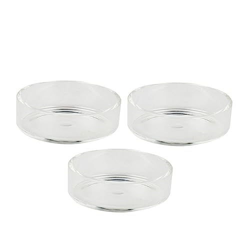 5pcs Crystal Shrimp Feeder Dish Round Shrimp Food Basin Aquarium Fish Feeder Feed Dish Tank Bowl - size: Size 2