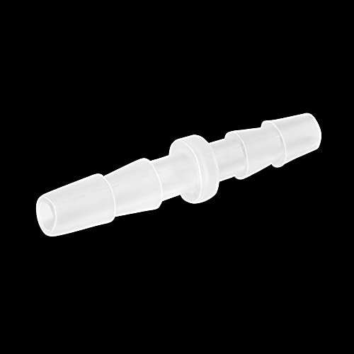 Feelers 3/16" x 3/16" Plastic Hose Barb Fitting 15 Pack, Equal Barbed Splicer Connector, Straight Union Adapter for Aquarium, Air Line, Fuel Line, Liquid Transfer - size: 3/16 inch, style: 15pcs-Straight