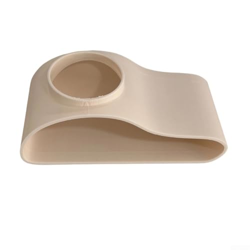 Underwater Tube Tunnel For Aquariums With Safe Cavity For Fish Shrimp Loaches To Explore And Rest In Stimulating Habitat Setup(Small Beige) - color: Beige, size: zzzz-s