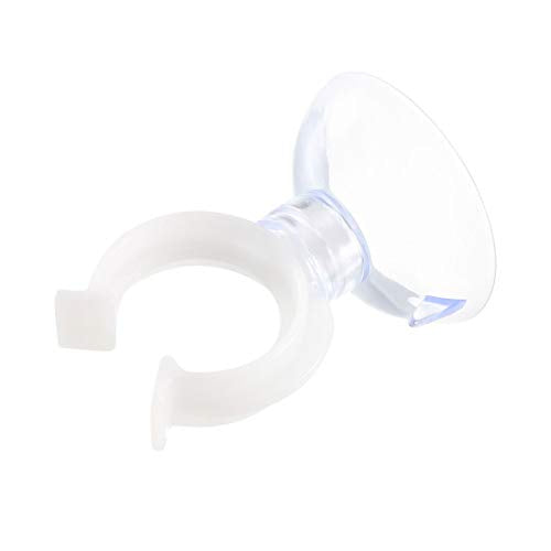 uxcell Aquarium Suction Cup Clips Airline Tube Holders Clamps for Fish Tank Clear 17mm 20Pcs - size: 17mm