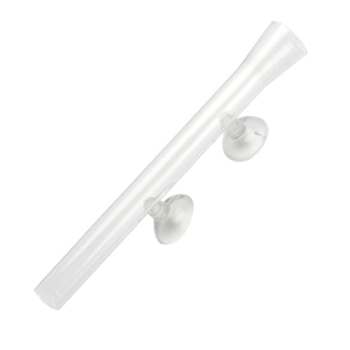 GANAZONO Aquarium Shrimp Feeder Tube and Dish Glass 200mm Fish Feeding Tool for Aquarium Shrimp and Fish Tank Supplies