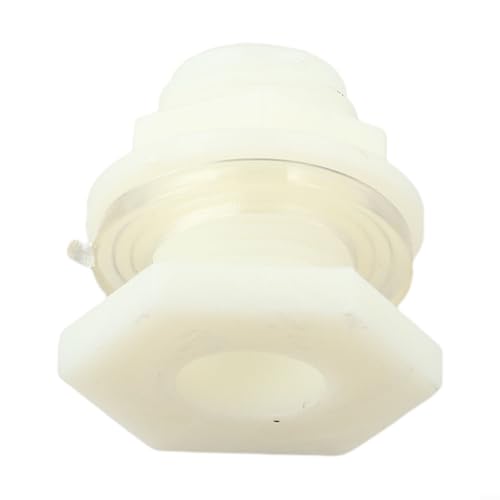 Fitting ABS Adapter for Water Tanks Rain Buckets Secure Seal Connector for Ponds and Aquarium Water Storage Applications (1/2 inch) - size: 1/2 inch