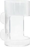 Clear Betta Fish Feeder - Fish Feeding Tube, Shrimp Feeding Dish, Betta Feeders with Suction Cup, Transparent Aquarium Feeders Bird Feeder, Fishs Tank Accessories