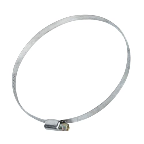 10Pcs Narrow Band 9mm Steel Adjustable Hose Clamp Hoop 110-130mm HC110-130/9 (110-130mm) - size: 110-130mm