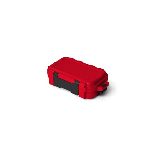 YETI LoadOut GoBox Collection, Divided Waterproof Cargo Case, Dry Box, Camera Case, Fishing Tackle Box - color: Rescue Red, size: GoBox 1