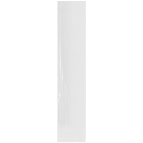 Plymor 2" x 10" (Pack of 200), 2 Mil Flat Open Clear Plastic Poly Bags - size: 2" x 10" (200 Count)