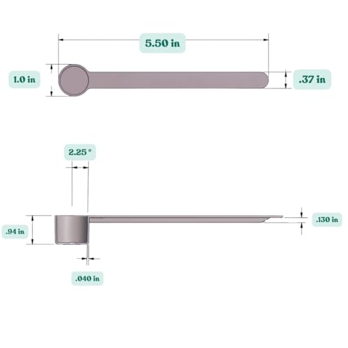 9 mL (9 CC) Long Handle Plastic Measuring Spoon for Coffee, Protein Powder, Pet Food, Spices, Grains, Dry Goods – Food-Grade BPA-Free (Pack of 10) - size: 9 mL | 9 cc