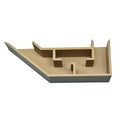 Chatelet Aquarium Underground Tunnel | Fish & Shrimp Hideout for Aquariums | Unique Underground Viewing Tunnel | Made in USA (Tan) - color: Tan
