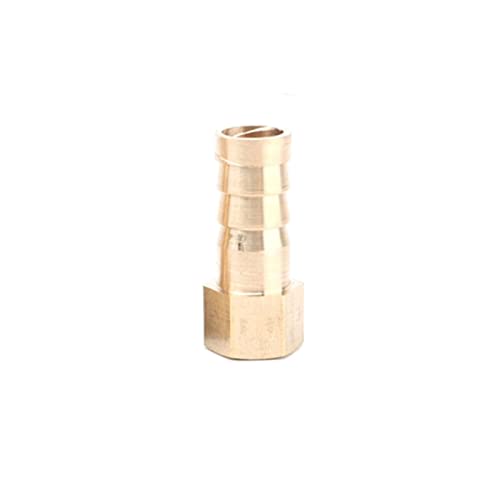 Lfang-Brass Hose Fitting 5pcs 1/8" Thread To 4/6/8/10/12mm Soft Hose Connector Garden Irrigation Adapter Aquarium Air Pump Line Fish Tank Hose Fittings, good wear resistance(Female 1l8 inch 10mm) - color: Female 1l8 Inch 10mm
