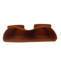 Natural Ceramic Aquarium Cave - Underwater Shelter for Bottom-Dwelling Fish & Shrimp - Clear Observation Design- Two Hole