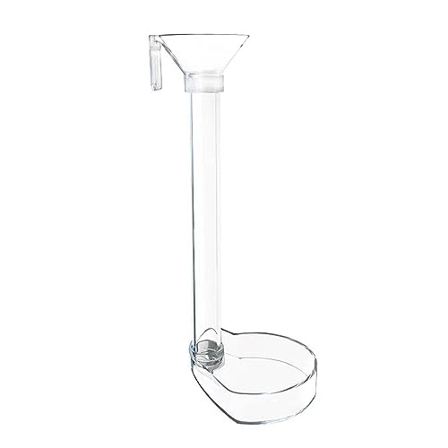 Shrimp Feeding Dish Set, Aquarium Fish Feeder Tube Kit Clear Shrimp Tube with Brush for Fish Tank