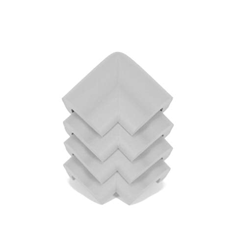 KidKusion Jumbo Corner Cushion | Made in USA | Taupe | 4 Pack | Furniture and Corner Protector - color: Taupe, size: 4 Pack