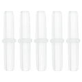5 Pcs Plastic Hose Barb Fitting 13/64" Stright Barb Hose Connector Clear PP - size: 13/64"