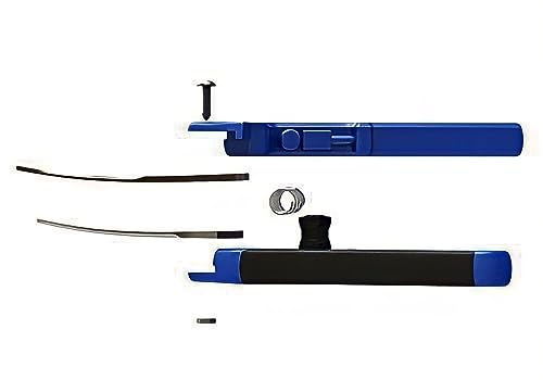 Happy Hydro Trimming Scissors - Curved Tip - Titanium Coated Blades with Spring-Loaded Comfort Grip Handles - 2 Pack
