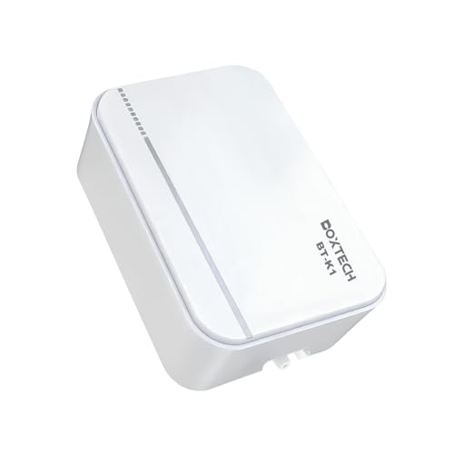 Boxtech Ultra Quiet Aquarium Air Pump, 2W Energy Saving, Low Noise Oxygen Pump for 1-30 Gallon Freshwater and Saltwater Tanks (Only Air Pump) - color: white