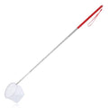 Tyqour Fish Tank Net Small Extendable Aquarium Net with Long Handle Aquarium Fish Net, Surface Skimmer Aquarium Minnow Net for Fish Shrimp Tank, Small Ponds, Creek
